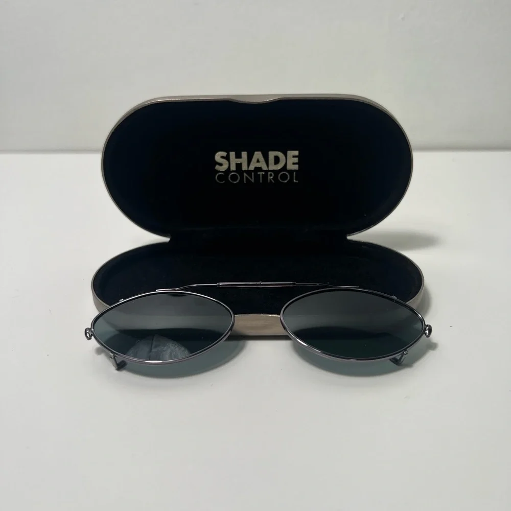 Shade Control Almond Shade Control Polarized Clip-On Lens Cover Sunglasses